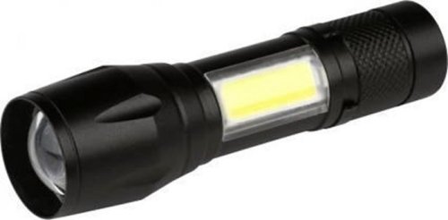 Фонарь ручной Космос 3Вт ХРЕ 3Вт СОВ литий 600mAh Micro USB Черный картинка 